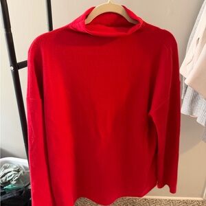 a new day Vibrant Red Turtleneck Sweater